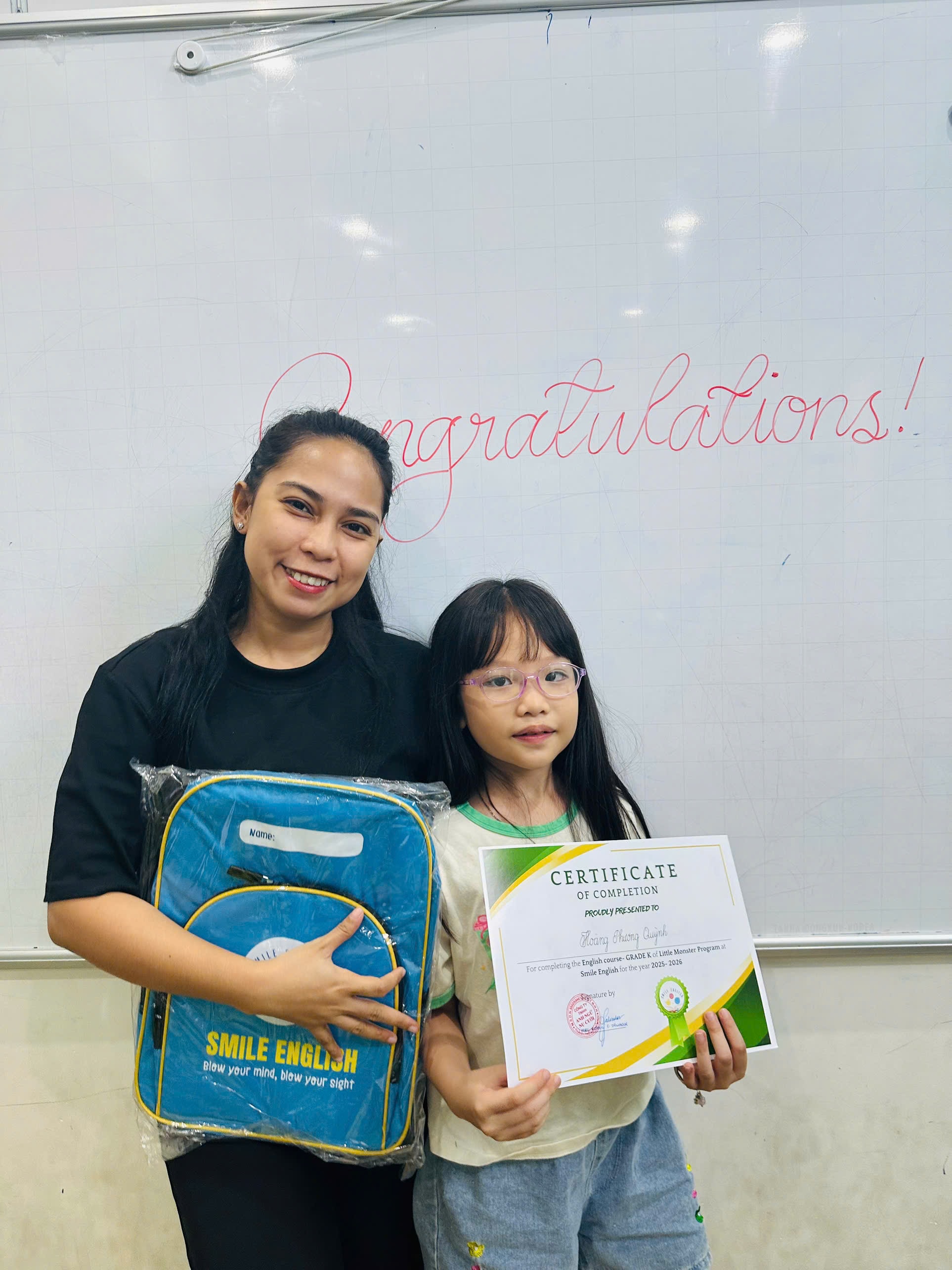 Chúc mừng các học viên hoàn thành level 1 của khóa English Explorers!